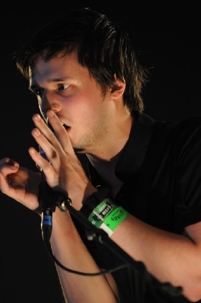 White Lies at Stubb's BarBQ, SXSW 2009, Austin, Texas