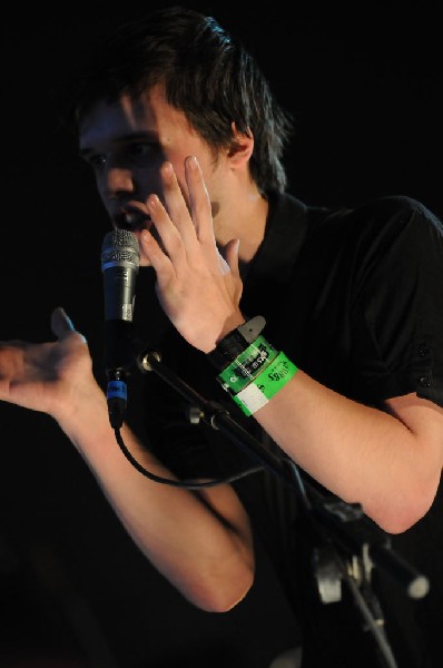 White Lies at Stubb's BarBQ, SXSW 2009, Austin, Texas