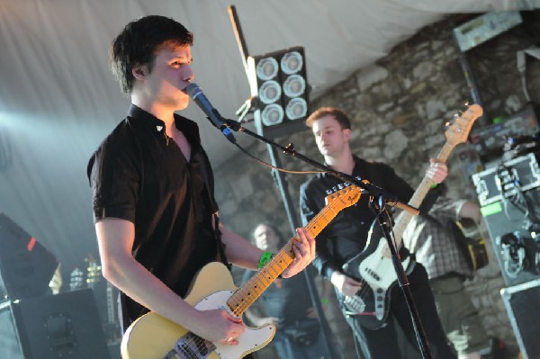 White Lies at Stubb's BarBQ, SXSW 2009, Austin, Texas