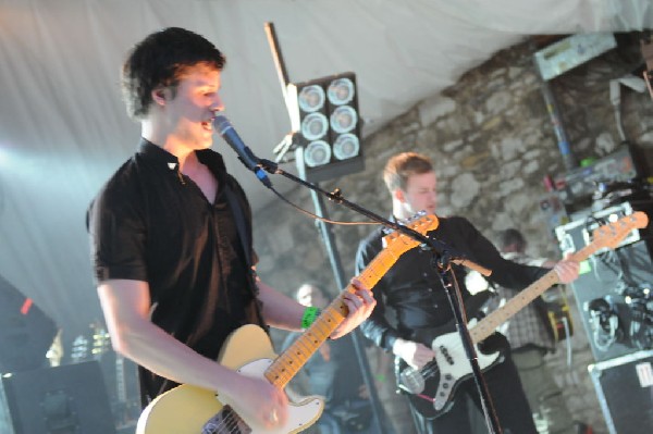 White Lies at Stubb's BarBQ, SXSW 2009, Austin, Texas