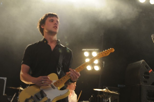 White Lies at Stubb's BarBQ, SXSW 2009, Austin, Texas