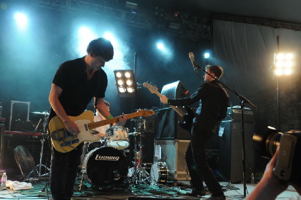 White Lies at Stubb's BarBQ, SXSW 2009, Austin, Texas