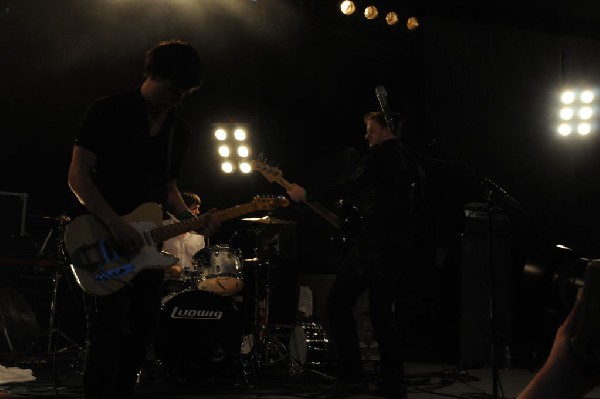 White Lies at Stubb's BarBQ, SXSW 2009, Austin, Texas