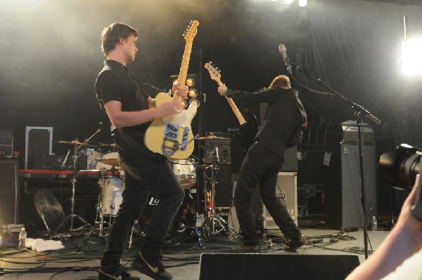 White Lies at Stubb's BarBQ, SXSW 2009, Austin, Texas