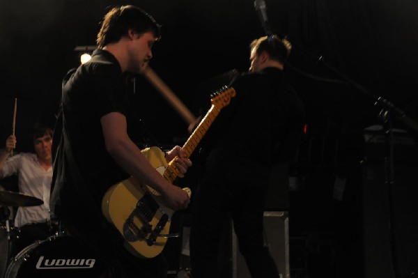 White Lies at Stubb's BarBQ, SXSW 2009, Austin, Texas