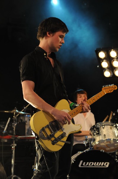 White Lies at Stubb's BarBQ, SXSW 2009, Austin, Texas