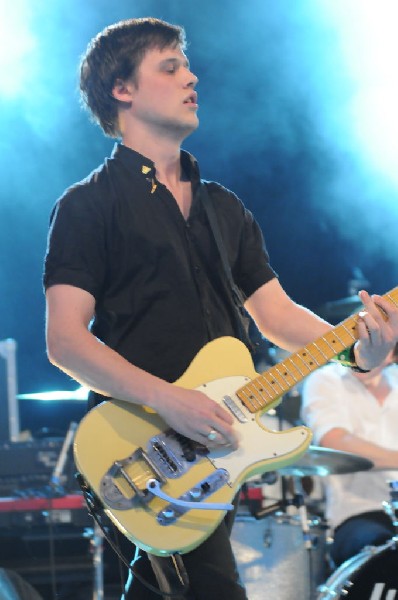 White Lies at Stubb's BarBQ, SXSW 2009, Austin, Texas