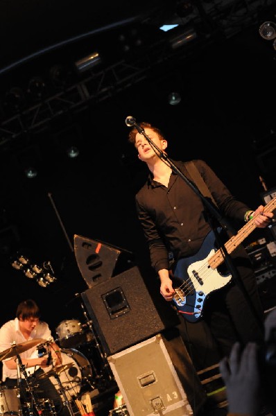 White Lies at Stubb's BarBQ, SXSW 2009, Austin, Texas