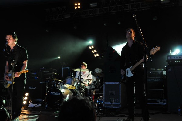 White Lies at Stubb's BarBQ, SXSW 2009, Austin, Texas
