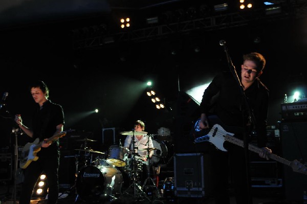 White Lies at Stubb's BarBQ, SXSW 2009, Austin, Texas