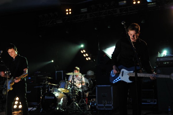 White Lies at Stubb's BarBQ, SXSW 2009, Austin, Texas