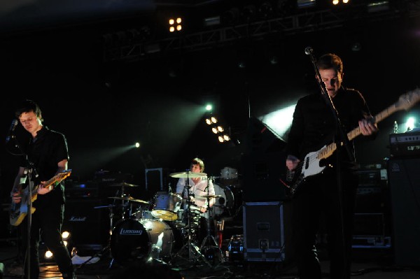 White Lies at Stubb's BarBQ, SXSW 2009, Austin, Texas