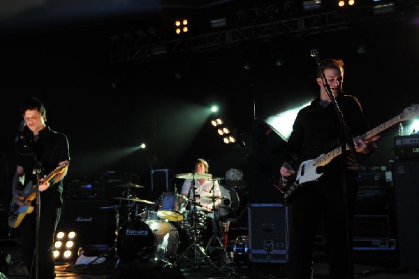 White Lies at Stubb's BarBQ, SXSW 2009, Austin, Texas