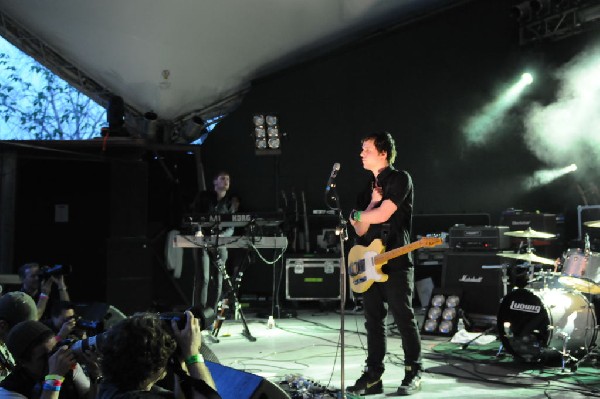 White Lies at Stubb's BarBQ, SXSW 2009, Austin, Texas