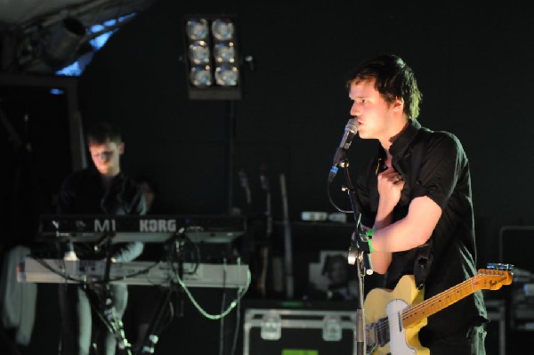 White Lies at Stubb's BarBQ, SXSW 2009, Austin, Texas