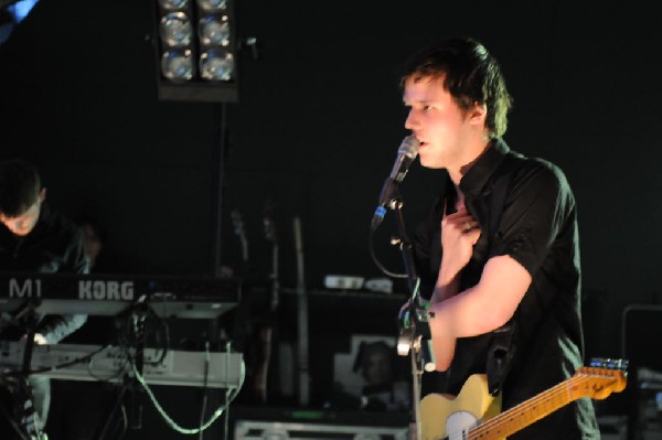 White Lies at Stubb's BarBQ, SXSW 2009, Austin, Texas