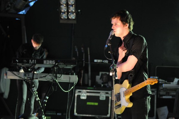 White Lies at Stubb's BarBQ, SXSW 2009, Austin, Texas