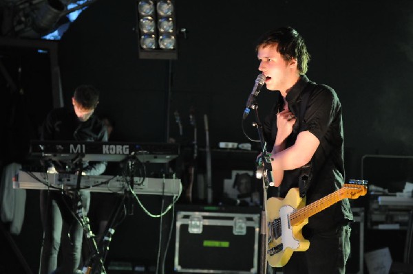 White Lies at Stubb's BarBQ, SXSW 2009, Austin, Texas