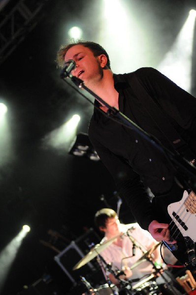 White Lies at Stubb's BarBQ, SXSW 2009, Austin, Texas