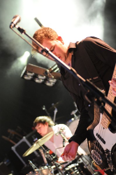 White Lies at Stubb's BarBQ, SXSW 2009, Austin, Texas