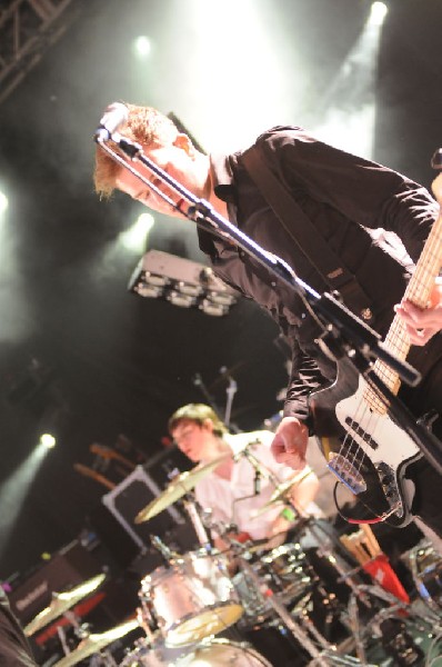 White Lies at Stubb's BarBQ, SXSW 2009, Austin, Texas