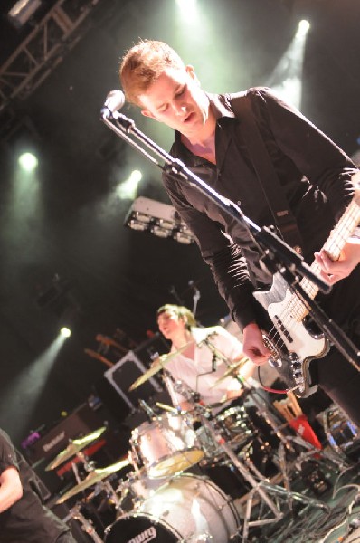 White Lies at Stubb's BarBQ, SXSW 2009, Austin, Texas