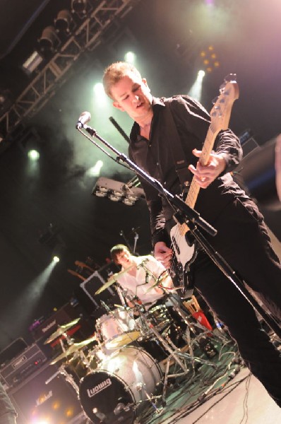 White Lies at Stubb's BarBQ, SXSW 2009, Austin, Texas