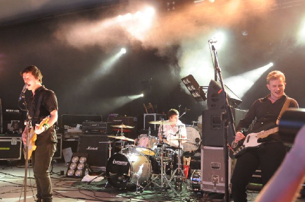 White Lies at Stubb's BarBQ, SXSW 2009, Austin, Texas