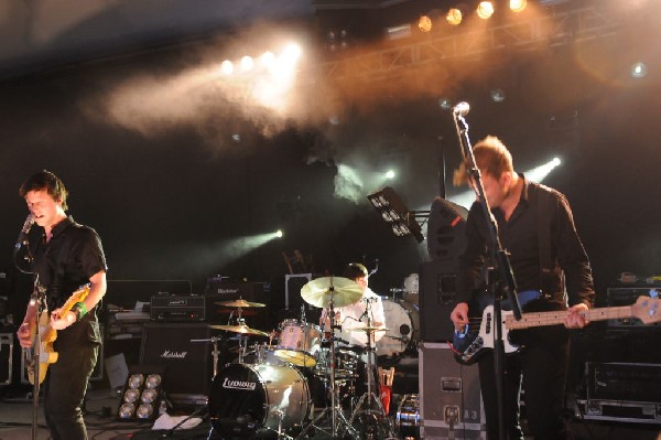 White Lies at Stubb's BarBQ, SXSW 2009, Austin, Texas