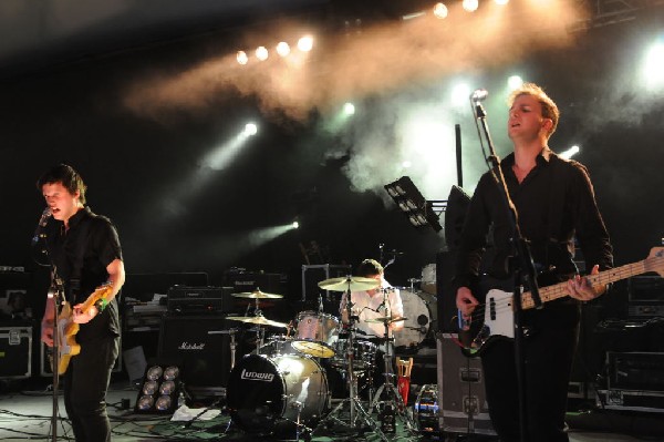 White Lies at Stubb's BarBQ, SXSW 2009, Austin, Texas