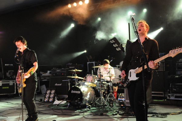 White Lies at Stubb's BarBQ, SXSW 2009, Austin, Texas