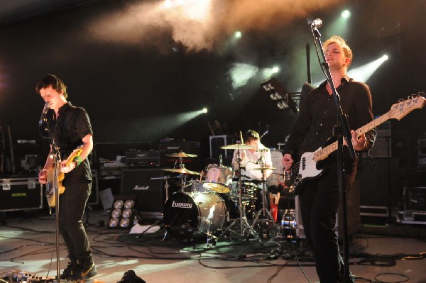 White Lies at Stubb's BarBQ, SXSW 2009, Austin, Texas