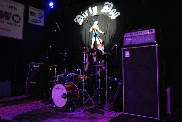 The Zico Chain soundcheck at the Dirty Dog in Austin, Texas