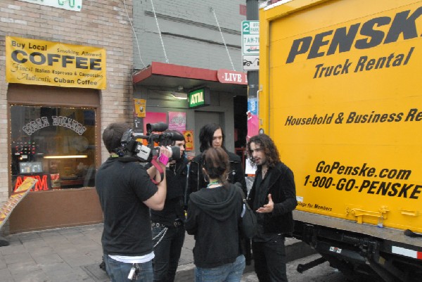 The Zico Chain TV Interviews outside the Dirty Dog in Austin, Texas