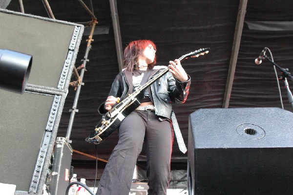 Applicators at Fun Fun Fun Fest in Waterloo Park, Austin Tx