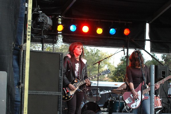 Applicators at Fun Fun Fun Fest in Waterloo Park, Austin Tx