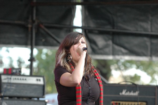 Applicators at Fun Fun Fun Fest in Waterloo Park, Austin Tx