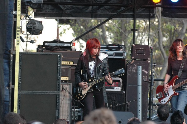 Applicators at Fun Fun Fun Fest in Waterloo Park, Austin Tx