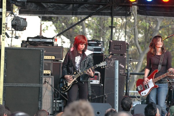 Applicators at Fun Fun Fun Fest in Waterloo Park, Austin Tx