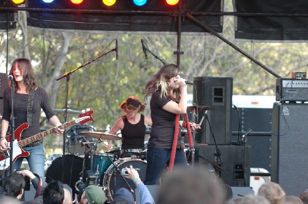 Applicators at Fun Fun Fun Fest in Waterloo Park, Austin Tx