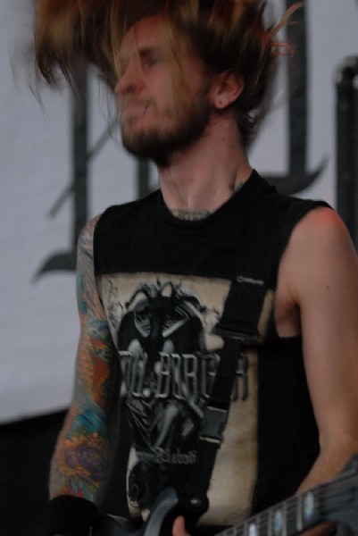 Bleeding Through at The Verizon Wireless Amphitheater, San Antonio, Texas