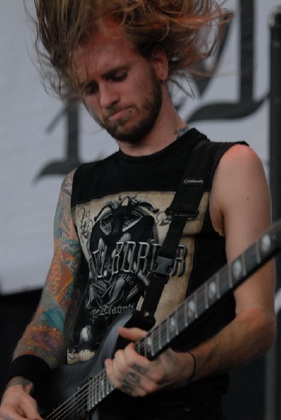 Bleeding Through at The Verizon Wireless Amphitheater, San Antonio, Texas