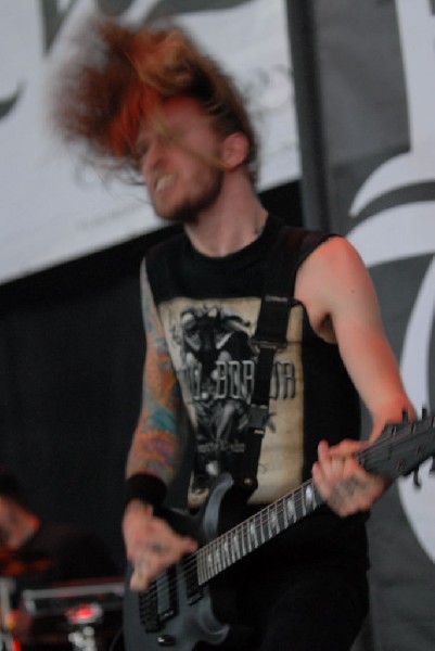 Bleeding Through at The Verizon Wireless Amphitheater, San Antonio, Texas