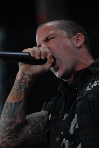 Bleeding Through at The Verizon Wireless Amphitheater, San Antonio, Texas