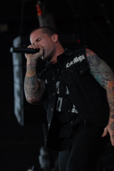 Bleeding Through at The Verizon Wireless Amphitheater, San Antonio, Texas