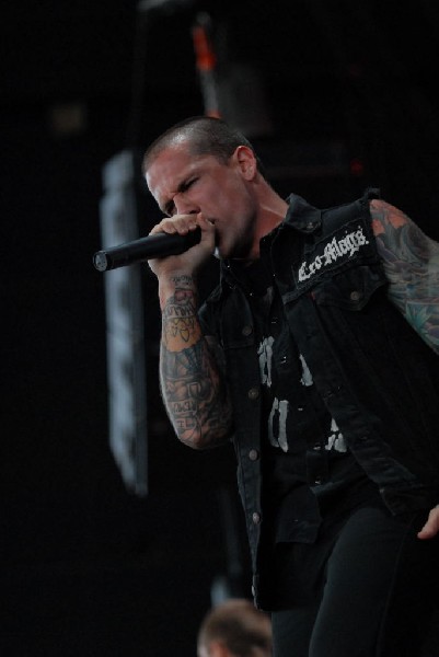 Bleeding Through at The Verizon Wireless Amphitheater, San Antonio, Texas