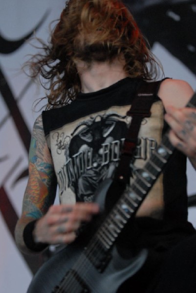 Bleeding Through at The Verizon Wireless Amphitheater, San Antonio, Texas