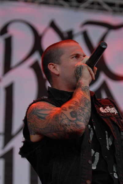 Bleeding Through at The Verizon Wireless Amphitheater, San Antonio, Texas