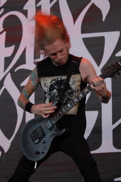 Bleeding Through at The Verizon Wireless Amphitheater, San Antonio, Texas