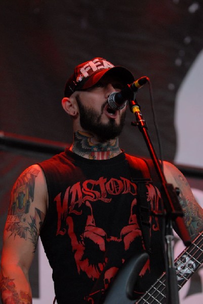 Bleeding Through at The Verizon Wireless Amphitheater, San Antonio, Texas